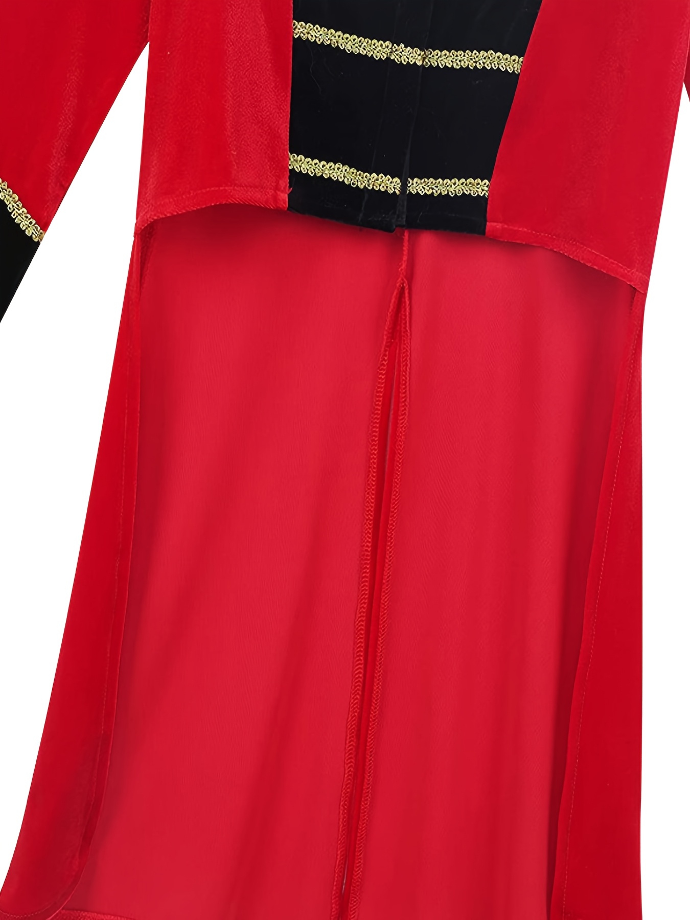 Men's Red and Black Tailcoat Circus Ringmaster Costume